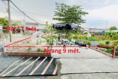 Bán lô góc 2 mặt tiền 153m2 giá chỉ 1 tỷ 850tr gần trường học thới tam thôn
