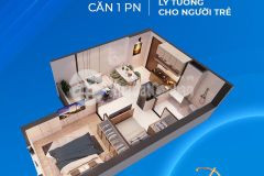 Chỉ từ 46trm2 sở hữu 1 căn hộ 1pn tại chung cư cao cấp khải hoàn prime, cách phú mỹ hưng 10p đi xe