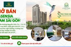 Căn hộ essensia nam sài gòn 2pn 3pn, trả 1tháng, vay đến 80 và ưu đãi khác