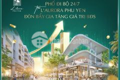 Phố đi bộ tại laurora phu yen đòn bẩy gia tăng giá trị bất động sản