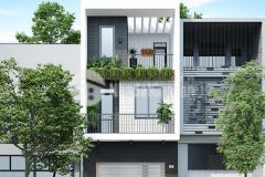 Nhà 4 tầng đường nguyễn hữu thọ,đầu đường 304, 125m2, giá 16.5 tỷ tl