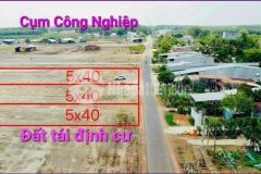 320tr 390trlô đất khu tái định cư phúc an của becamex.