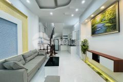 Bán nhà trương định hoàng mai gần mặt ngõ thông đường ô tô, nhà 5 tầng mới.