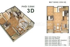 Chính chủ bán căn góc 101,09m2 chung cư booyoung, mỗ lao, hà đông