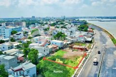 Bán lô đất mặt tiền sông p. bửu long, biên hòa 27 x 30 852m2, giá 37 tỷ.