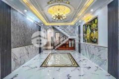 Cho thuê nhà trệt 2 lầu sân thượng, mới 100 3 máy lạnh mặt tiền kdc văn hóa tây đô