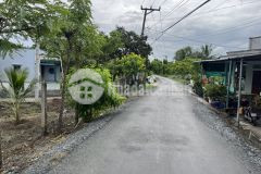 Đất thổ vườn 2 mặt tiền, đường ôtô tại p.long thuận, tp gò công, tiền giang giá rẻ