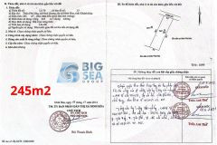 Cần bán 2 lô đất full thổ cư 244 245 m2 tại tx ninh hòa khánh hòa, giá chỉ 3,1xx tỷ 1 lô.