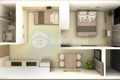 Bán tòa căn hộ 6 tầng mặt tiền văn tiến dũng, hòa xuân. dòng tiền 50tr tháng