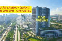 Căn hộ lavida plus quận 7, 1pn 3pn từ 2.6 tỷ, officetel từ 1.4 tỷ, nhận nhà 2024