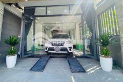 Cho thuê nhà trệt 3 lầu mới đẹp full máy lạnh mặt tiền trục chính 1b kdc nam long