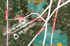 Kẹt tiền sang gấp 3 lô đất đường nhựa 13m rộng thẳng vào khu công nghiệp, chợ, giá 1.180 triệu