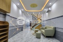 Nhà 2 mặt tiền 3.4mx15m đường nguyễn kiệm, 51m2, 2 tầng btct, 5.x x tiểu học