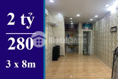 Bán nhà quận 7 dưới 3 tỷ. dt 3 x 8m, 1 lầu, sổ hồng riêng, hẻm 264 lê văn lương