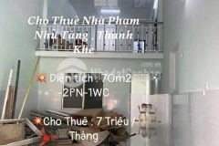Nhà ghác lửng 2pn 7triệu đường phạm nhữ tăng, thanh khê