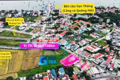 Bán lô góc đất nền 1086,6m tại khu kinh tế vân phong khánh hòa, sẵn sàng kinh doanh