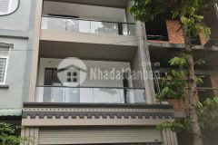 Cho thuê nhà mặt tiền 1 trệt 3 lầu đường số 12 kdc 586, rẻ nhất 586.