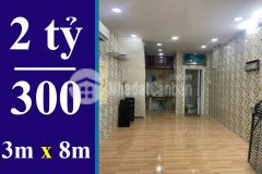 Bán nhà hẻm 264 lê văn lương quận 7. dt 3 x 8m, 1 lầu, 2pn. giá 2 tỷ 300