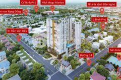 Bán căn hộ thương mại mặt tiền asiana capella,quận 6, mặt bằng kinh doanh tốt giá chỉ từ 2 tỷ 354