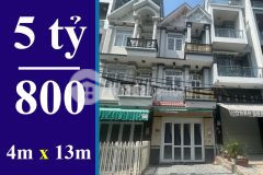 Bán nhà hẻm 1979 htp, tt. nhà bè. dt 4 x 13m, 2 lầu, sân thượng. giá 5 tỷ 800 tr