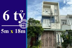 Bán nhà mặt tiền đường phường trường thạnh, q. thủ đức. dt 5 x 18m, 2 lầu. giá 6 tỷ