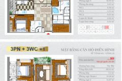 Bán căn hộ 3 ngủ, 3 vệ sinh 97m² dự án viha leciva