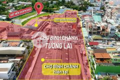 Bán lô đất mặt tiền chợ bình chánh giá rẻ chỉ 50 triệu, xây dựng tự do, mặt tiền chợ,kinh doanh tốt