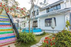 Biệt thự 1400m2 mặt tiền f7 đà lạt có cả hồ bơi view cực đẹp