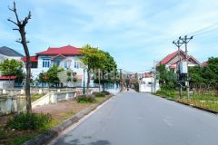 Phân lô bìa làng hai mặt đường rộng 5,5m xuân nộn đông anh dt 120m² mt 8m ô tô tránh