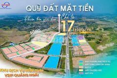 Chớp cơ hội vàng quỹ đất mặt tiền khu dịch vụ hỗn hợp vsip quảng ngãi mixed serviceland