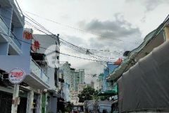 Bán nhà hòa bình hẻm 6m cạnh chợ ngang 4.2m 4pn khu phân lô dân trí cao