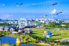 Nền đẹp khu nam long 2 lô 9a chỉ đợi ra sổ không đóng thêm tiền sử dụng đất nền đối diện chung cư