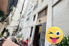 Giáp bát dt 50m 5t nhà mặt ngõ, sân rộng giá 9.6 tỷ sổ đỏ nở hậu