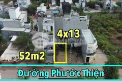 Lô đất mặt tiền đường phước thiện dt 52m đối diện vinhome
