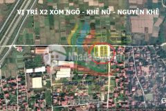 Bán đất đấu giá điểm x2 khê nữ nguyên khê đông anh sát đường võ nguyên giáp