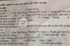 Bán nhà trần văn đang, quận 3, 70m2, 5pn, sát mặt tiền, chỉ 5 tỷ nhỉnh