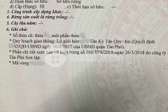 26m2 tân kỳ tân quý shr 2ty1, hẻm ba gác