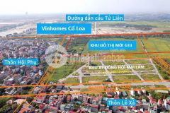 Bán 80m đất đấu giá x1 đông hội,mai lâm,đông anh gần vin cổ loa