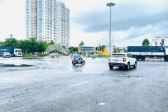 Cho thuê nhà trệt 2 lầu sân thượng kdc 586 cái răng cần thơ sẵn nội thất