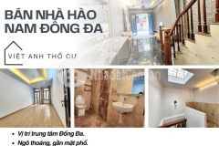 Bán nhà hào nam đống đa, vị trí gần mặt phố, nhà dân xây, 35mx4t, giá 7,48 tỷ, lh 0396935190.