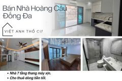 Bán nhà phố hoàng cầu, nhà xây 7 tầng, thang máy xịn xò, 48mx7t, giá 16,92 tỷ, lh 0396935190.