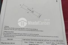 Bán mảnh đất tâm huyết 186m2 full thổ cư giá rẻ 500 triệu