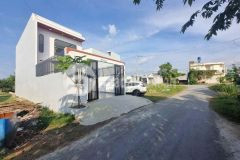 Nhà mới đẹp dt 115m2 1 lầu 3pn 2wc đường tulip 7, thị trấn đức hòa giá 2,4 tỷ