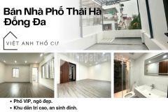 Bán nhà phố thái hà, ngõ đẹp, sổ vuông, 9 ngủ, 58mx5t, giá 12.9 tỷ, lh 0396935190.