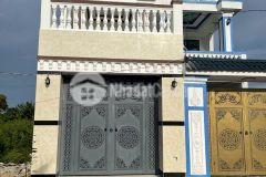 Nhà mặt tiền đường nhựa ấp bình tả, xã đức hòa hạ dt 132 m2 1 lầu 3pn 2wc giá 2,55 tỷ