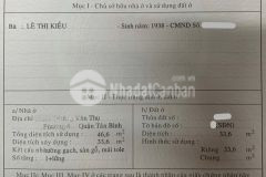 34m2 ngay cv hoàng văn thụ ngang hơn 4m gần mặt tiền 3ty8