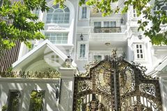 Hot biệt thự cổ điển 8x19m 3 lầu áp mái khu biệt thự tấn trường q7