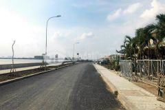 Bán đất view sông trần quang đạo, bình khánh, cần giờ 5,2 x 28,5m, giá 3,35 tỷ.