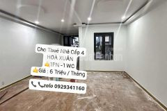 Cho thuê nhà cấp 4 hoà xuân gần lê quảng chí