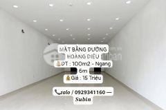 Mặt bằng đường hoàng diệu 100m2 quận hải châu